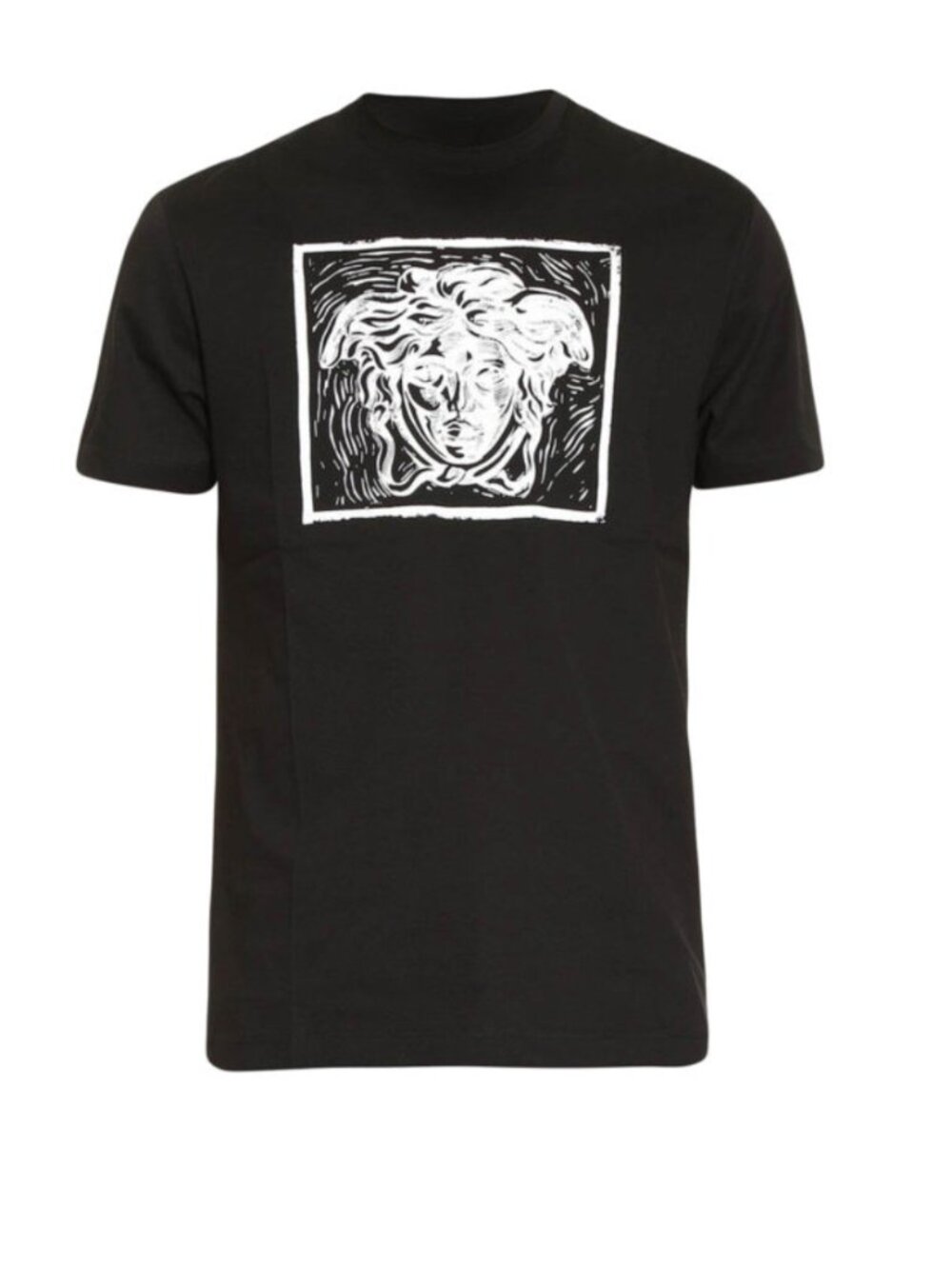 Versace graphic print black T-shirt